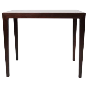 Side Table in Mahogany by Severin Hansen for Haslev Furniture, 1960s