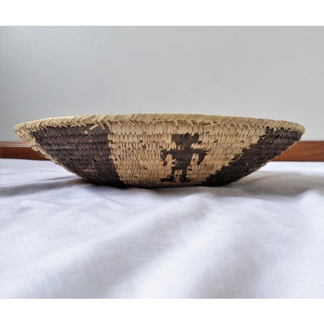 Indian Native American Kumeyaay Mission Tribal Basket Chairish