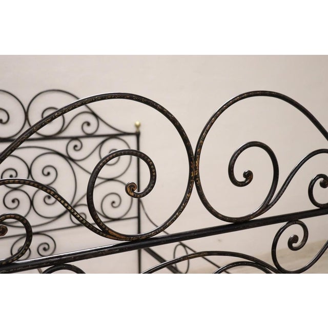 19th Century Iron Double Bed For Sale - Image 9 of 18