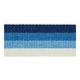 Schumacher Ombre Tape Indoor & Outdoor in Blue For Sale