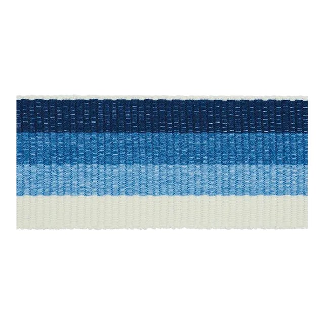 Schumacher Ombre Tape Indoor & Outdoor in Blue For Sale