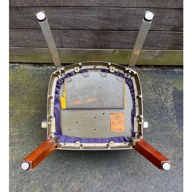 Shaw Walker Aluminum and Wood Armchair, circa 1940 (for restoration) For Sale - Image 12 of 12