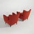Red Lounge Chairs with Cone-Shaped Feet, 1950s, Set of 2 For Sale - Image 6 of 15