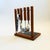 Mid-Century Modern Mid Century Teak Hanging Bar Tool Set by Georges Briard For Sale - Image 3 of 12