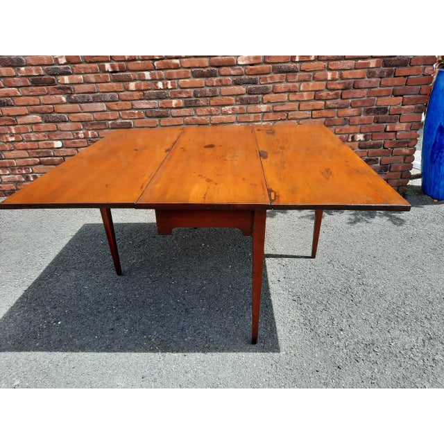 Traditional Drop Leaf Dining Table For Sale - Image 10 of 10