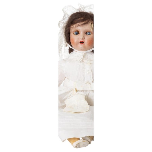 Ceramic Antique Porcelain Doll by Heinrich Handwerck For Sale - Image 7 of 8