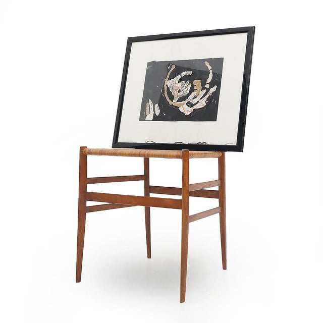 Ansgar Elde, Composition, Mixed Media on Cardboard, 1980s, Framed For Sale - Image 12 of 13