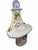 Traditional Vintage Italian Majolica Ceramic Three-Piece Cherub Wall Fountain & Pedestal Sink Set For Sale - Image 3 of 9