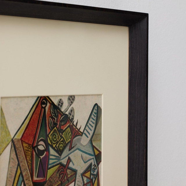 Pablo Picasso, Editions du Chêne Composition, 1943, Color Photograph, Framed For Sale - Image 4 of 15