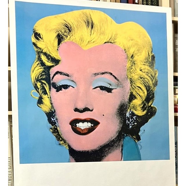 2000 - 2009 Andy Warhol Shot Blue Marilyn Original Large Swiss Exhibition Poster For Sale - Image 5 of 10