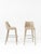 Nude Color Ecoleather Beech Wood Chair by Casa Casati For Sale - Image 4 of 8