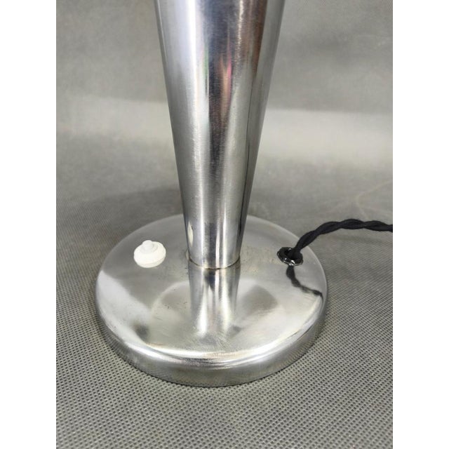 Bauhaus Chrome Table Lamp with Adjustable Shade, 1930s For Sale - Image 4 of 10