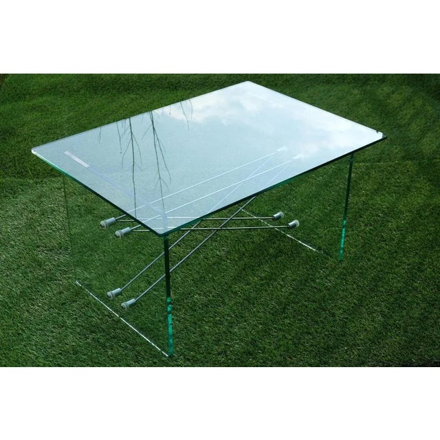 Crystal Living Room Table from Fontana Arte, 1970 For Sale - Image 6 of 6