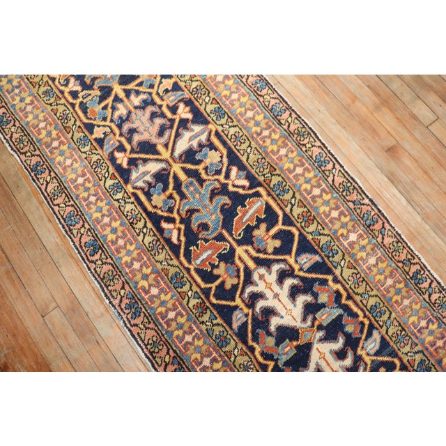 Antique Persian Heriz Runner For Sale - Image 16 of 18