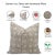 Fabdivine Artistic Block Print Throw Pillow Cushion Cover 12x20 Inch - 6Kamal For Sale - Image 4 of 4