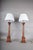 Neoclassical Wooden Fluted Column Table Lamps, 1960s, Set of 2 For Sale - Image 13 of 15