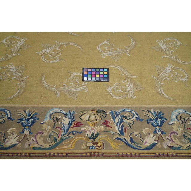 Aubusson Rug 7'8'' X 9'10'' For Sale In New York - Image 6 of 7