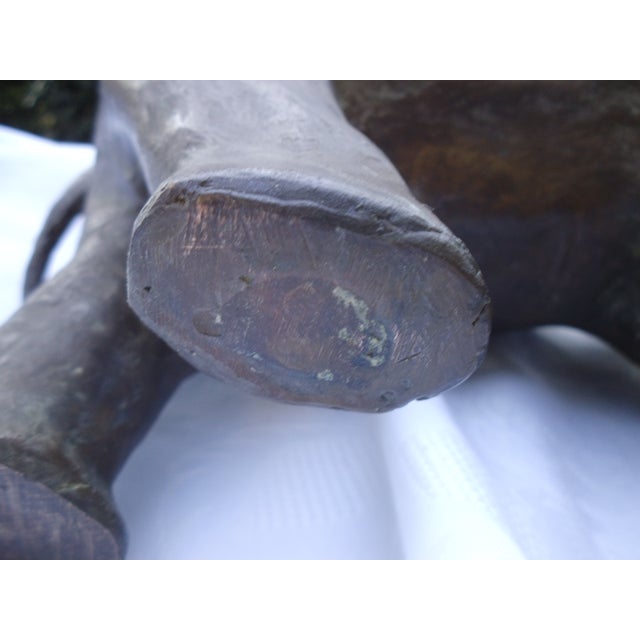 Large Elephant Sculpture in Brass, Copper, and Bronze, 1970s For Sale - Image 10 of 18