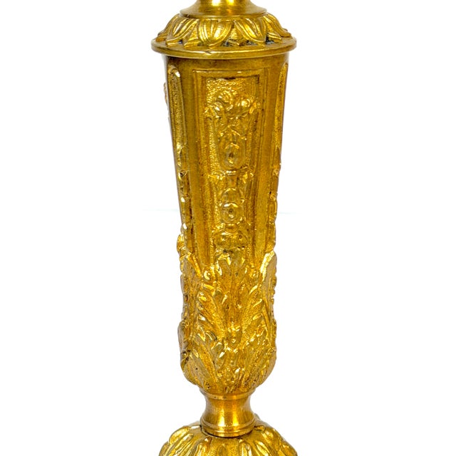 Pair Louis XVI Revival Ormolu Candlesticks, French, Belle Époque, C. 1880–1900 For Sale - Image 15 of 15