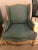 French Louis XV Style High Back Lounge or Wing Chairs - a Pair For Sale - Image 3 of 11