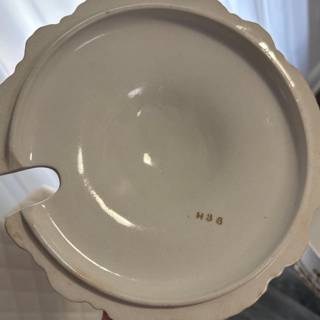 White Antique Homer Laughlin Tureen Made in June 1916 For Sale - Image 8 of 11