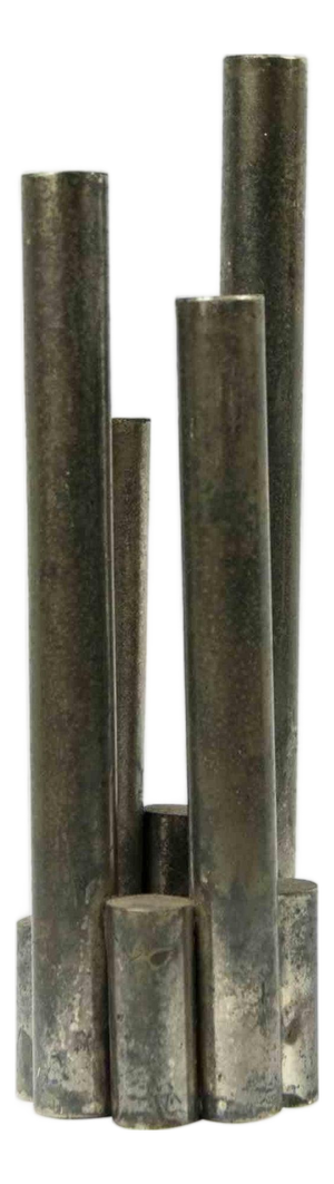 Abstract Brutalist Style Metal Sculpture, Mid-20th Century