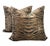 Luxe Animalia Velvet Tiger Pillows - a Pair For Sale - Image 6 of 6