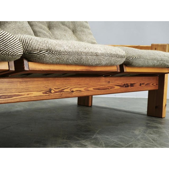 Dymling Three-Seater Pine Sofa by Yngve Ekström for Swedese, 1970s For Sale - Image 3 of 16