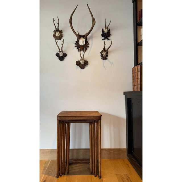 Early 20th Century Joseph and Jacob Hoffman Nesting Table Set of 4 1906 + For Sale - Image 5 of 9