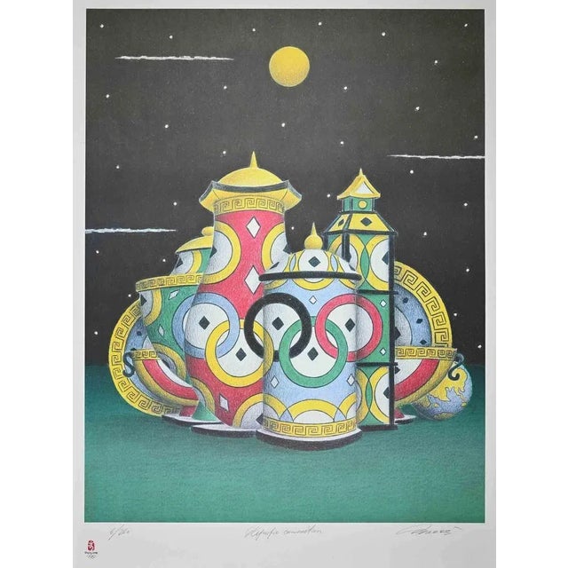 Olympic Connections, Olympic Games Beijing 2008 is an original lithography print realized by Pier Augusto Breccia. This...