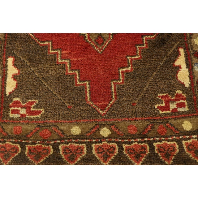 Vintage Turkish Yastik Rug - 01'08 X 03'02 For Sale - Image 4 of 8