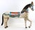 Antique White Carousel Horse With Detachable Metal Stand For Sale - Image 8 of 17