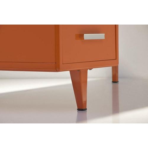 Desk in Sheet Steel from Gispen, 1955 For Sale - Image 18 of 18