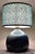 1970s Vintage German Blue Marbled Ceramic Table Lamp by Cornelia Griess, 1970s For Sale - Image 5 of 11