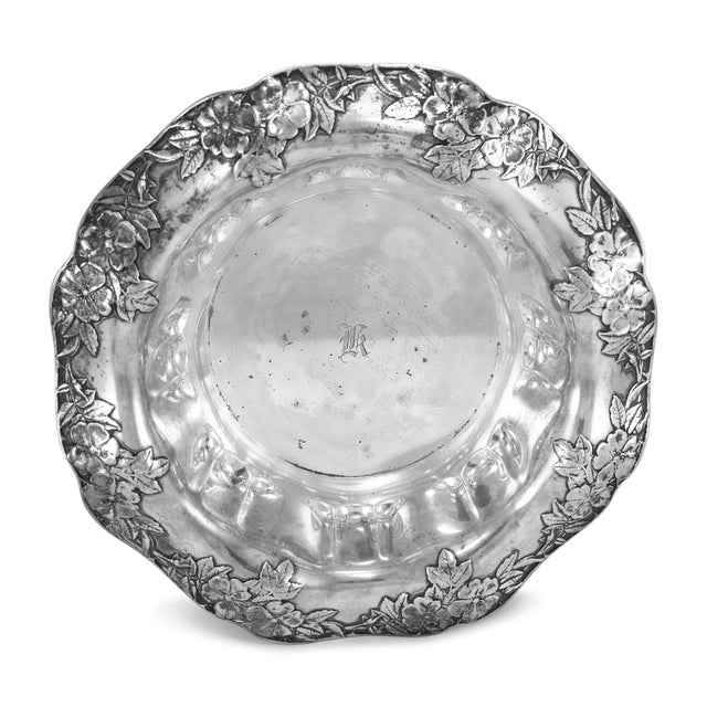 Mid-Century Modern Antique Tiffany & Co. 925 Sterling Silver Fruit Bowl For Sale - Image 3 of 7
