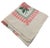 Traditional Vintage Square Linen Christmas Tablecloth For Sale - Image 3 of 7