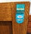 Tan Mid Century Modern French Oak Sideboard With 4 Carved Doors 1960s For Sale - Image 8 of 11