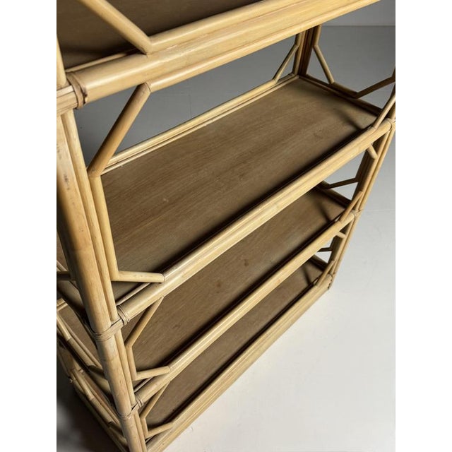 Vintage Bamboo Bookcase, France 1980 For Sale - Image 11 of 18