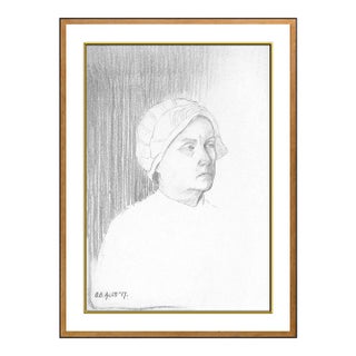 1910s Portrait of Woman, George Ault For Sale