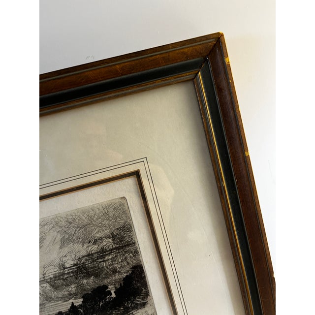 Out of a Study Window, 1859, etching with drypoint by Sir Francis Seymour Haden (British, 1818-1910) brother-in-law of...