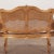 Gold A Giltwood and Carved French Louis XV Style Settee. Circa 1900 For Sale - Image 8 of 9