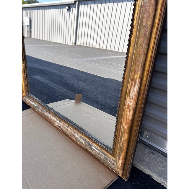 Mid 19th Century Louis Philippe Gilt Mirror For Sale - Image 5 of 8