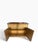 Attributed Mastercraft Brass & Burl Wood Bar Cabinet / Dry Bar, 1970s For Sale - Image 9 of 14