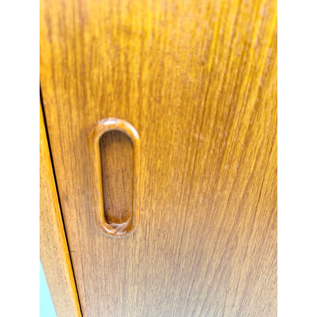 Mid-Century Modern Danish Teak Bookcase with Secretary, 1960s For Sale - Image 3 of 8