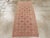 A vintage Turkish Anatolian throw rug. Brown stars and diagonal feathery leaves form the field pattern of this furry...
