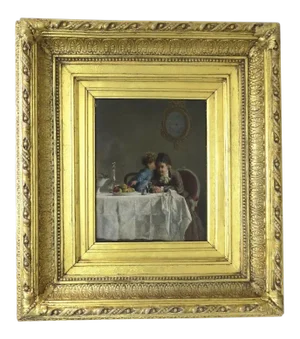 Late 19th Century "The Secret" Oil Painting by Sir John Everett Millais, Framed
