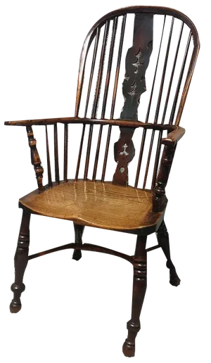 Tall Windsor Chair in Yew Wood