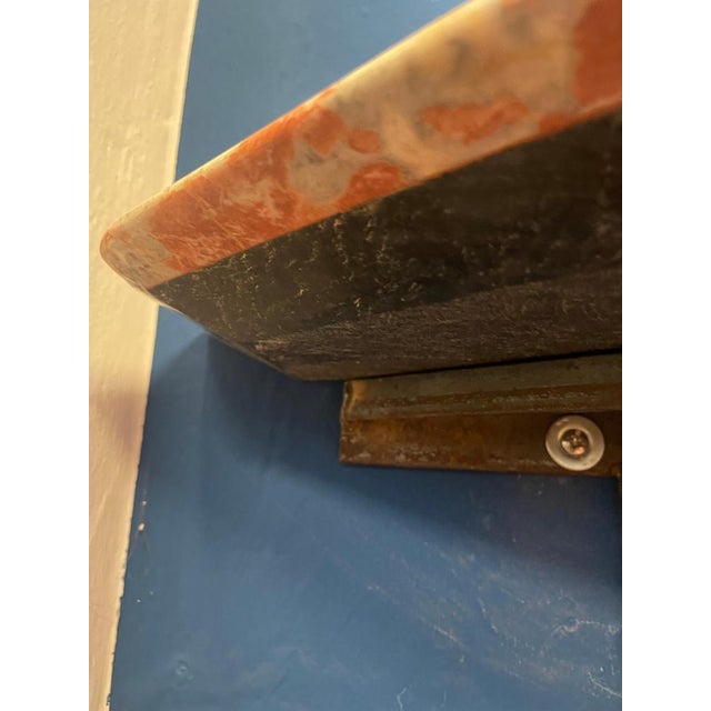 Large Vintage Mirror with Red Marble Console, 1960s For Sale - Image 11 of 16