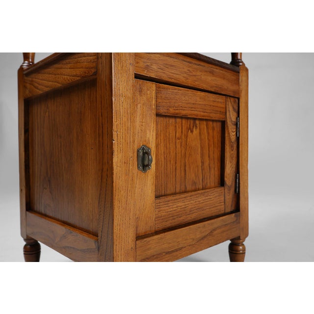 Art Deco French Night Stand with Blue Stone Top, 1920s For Sale - Image 6 of 12