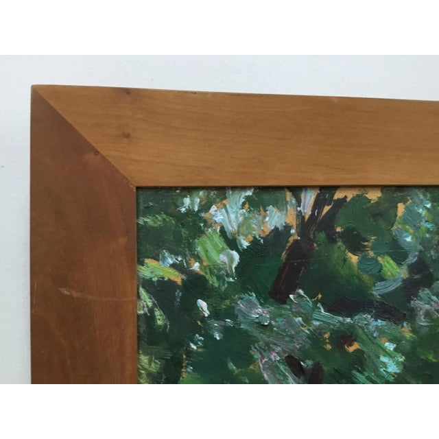 1990s Impressionist Oil Painting on Board by Piotr Ivanovich Kostinski For Sale - Image 9 of 11